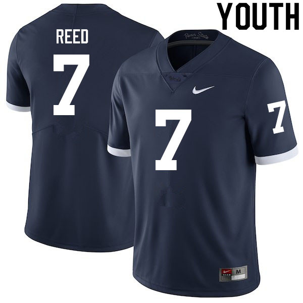 Youth #7 Jaylen Reed Penn State Nittany Lions College Football Jerseys Sale-Retro